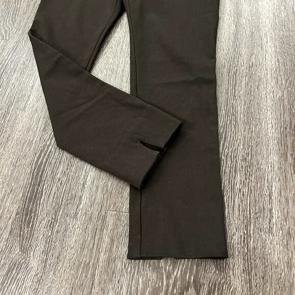 Fifteen Twenty Brown Ankle Slit Crop Pants XS Stretch Twill Slim Crop Trouser - Picture 9 of 14